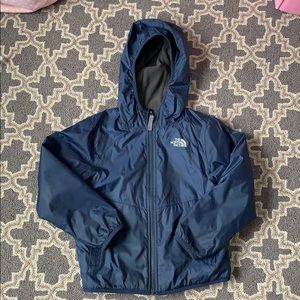 The North Face boys size 6 reversible coat